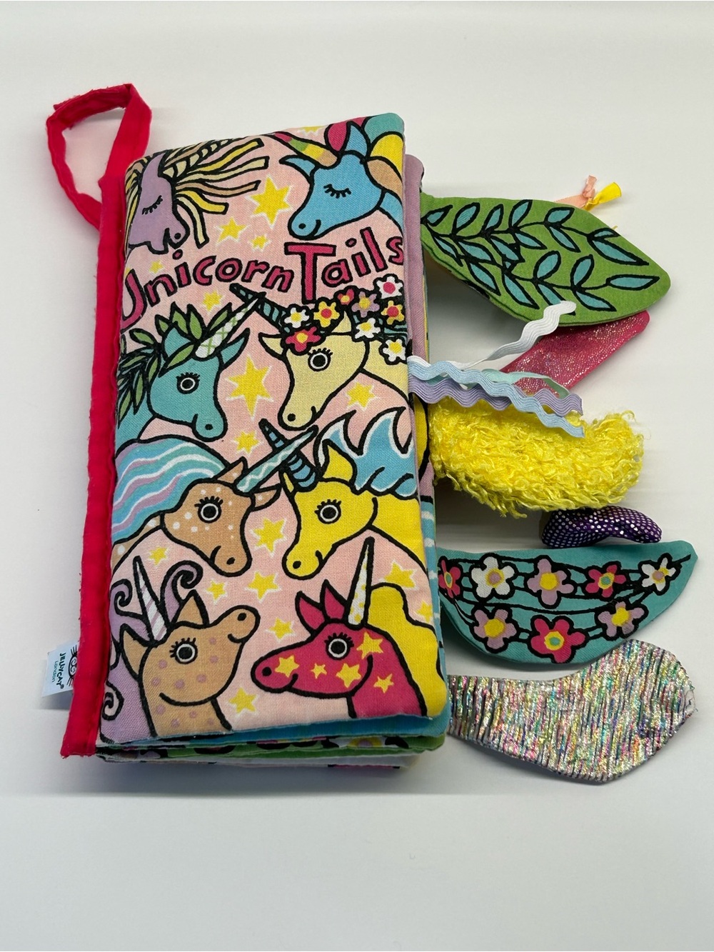 Jellycat Activity Tails Soft Book Series Unicorn Tales